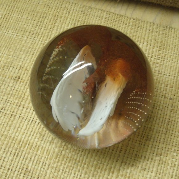 Art Glass Sphere Paper Weight - Picture 8 of 16